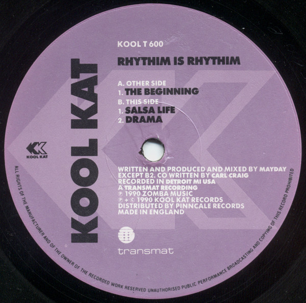 Rhythim Is Rhythim - The Beginning | Kool Kat (KOOL T 600) - 3