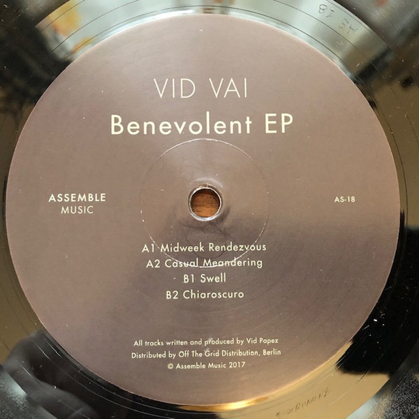 Vid Vai - Benevolent EP | Assemble Music (AS-18) - main