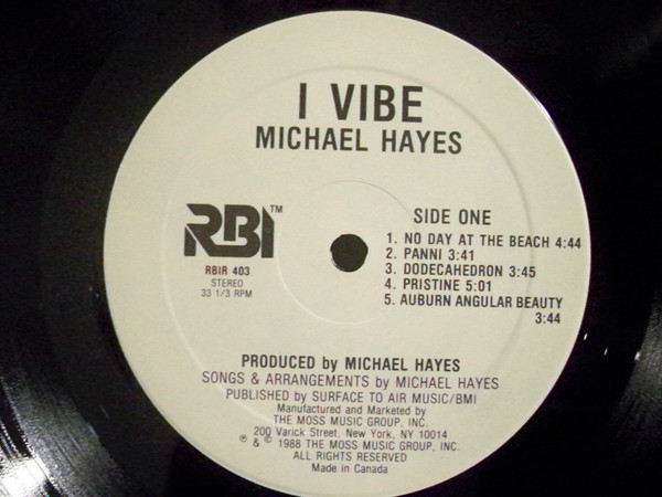 Michael Hayes - I Vibe | RBI (RBIR 403) - 3