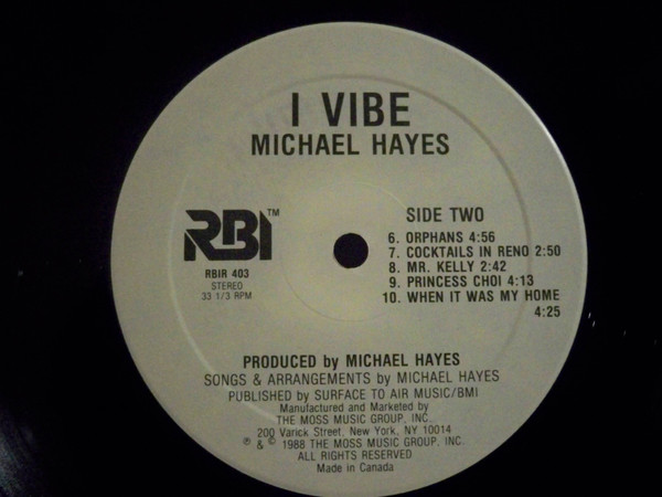 Michael Hayes - I Vibe | RBI (RBIR 403) - 4