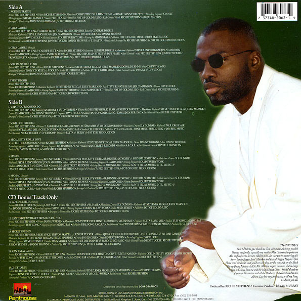Richie Stephens - Special Work Of Art | Penthouse Records (PHLP-2062) - 2 Richie Stephens - Special Work Of Art | Penthouse Records (PHLP-2062) - 2