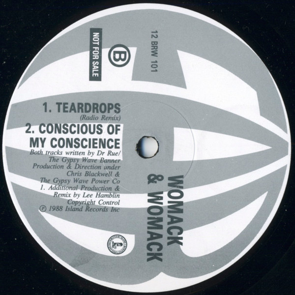 Womack & Womack - Teardrops | 4th & Broadway (12 BRW 101) - 2