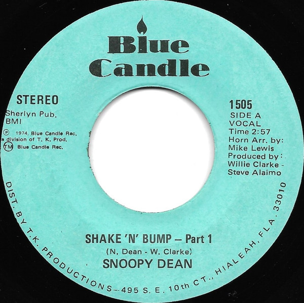 Snoopy Dean - Shake 'N' Bump | Blue Candle (1505)