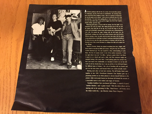 The Jeff Healey Band - See The Light | Arista (AL-8553) - 4