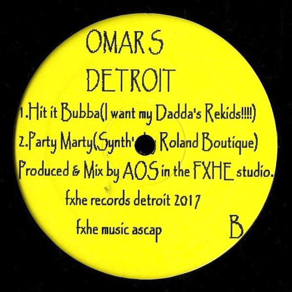 Omar-S - Hit It Bubba | FXHE Records (AOS (696)) - main