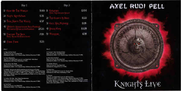 Axel Rudi Pell - Knights Live | Steamhammer (SPV 092-74582 CD) Axel Rudi Pell - Knights Live | Steamhammer (SPV 092-74582 CD)