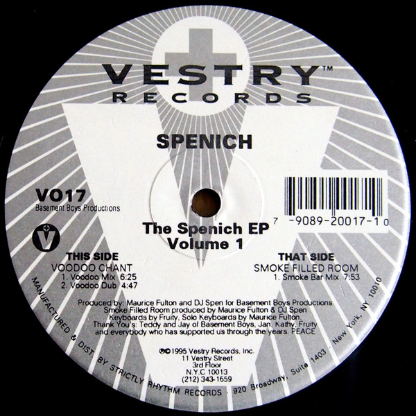 Spenitch - The Spenich EP (Volume 1) | Vestry Records (V017) - main