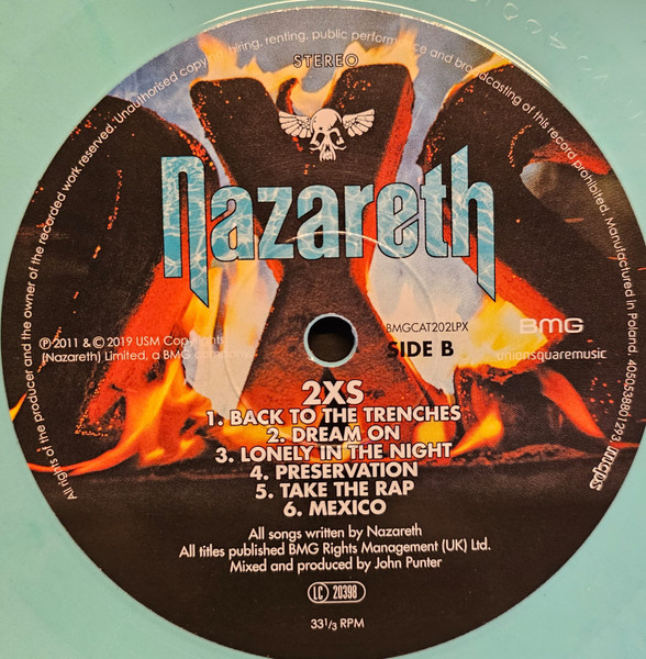 Nazareth - 2XS | BMG (BMGCAT202LPX) - 4