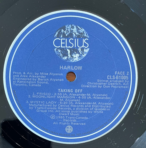 Harlow - Taking Off | Celsius (CLS-61005) - 4