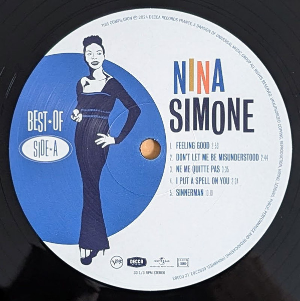 Nina Simone - Best Of Nina Simone | Verve Records (6592282) - 3
