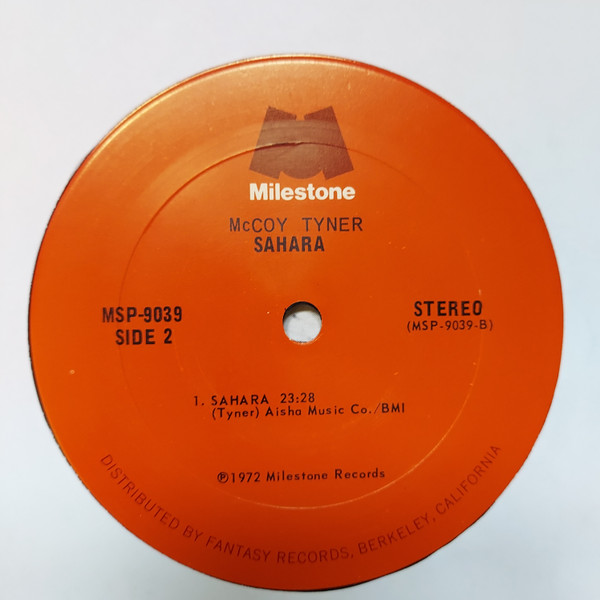 McCoy Tyner - Sahara | Milestone (MSP 9039) - 4