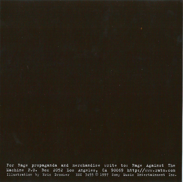 Rage Against The Machine - The Ghost Of Tom Joad (CD) | Epic (ESK 3455) - 4