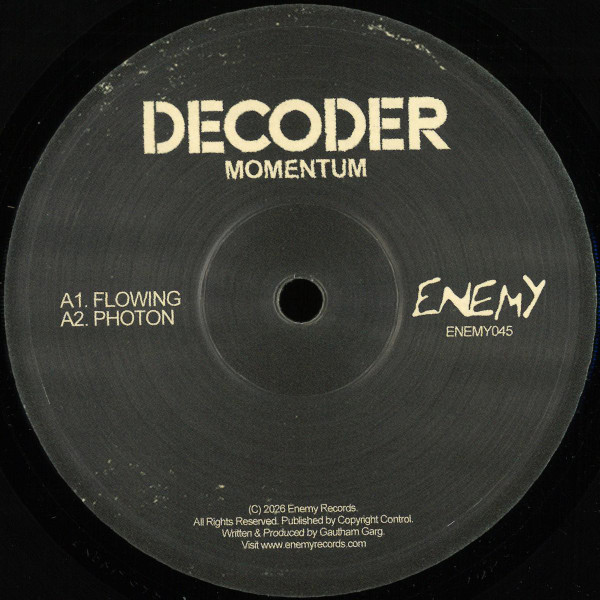 Decoder - Momentum | Enemy Records (ENEMY045)