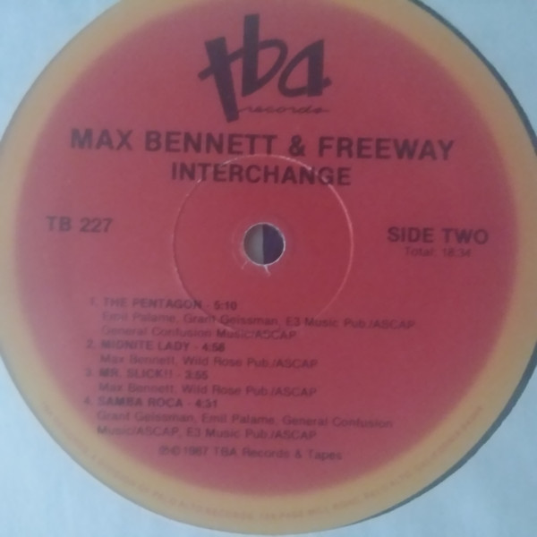 Max Bennett & Freeway - Interchange | TBA Records (TB 227) - 4