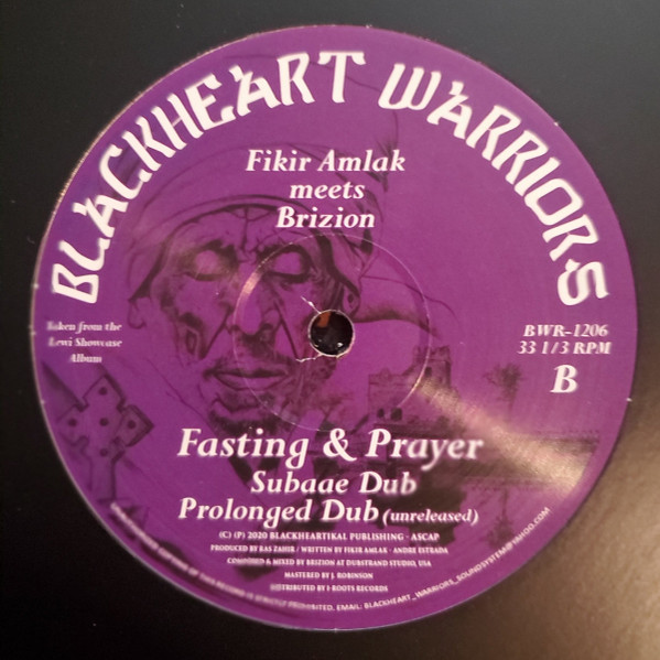 Fikir Amlak Meets Brizion - Levi / Fasting & Prayer | Blackheart Warriors (BWR-1206) - 2