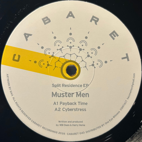 Muster Men - Split Residence | CABARET Recordings (CABARET043)
