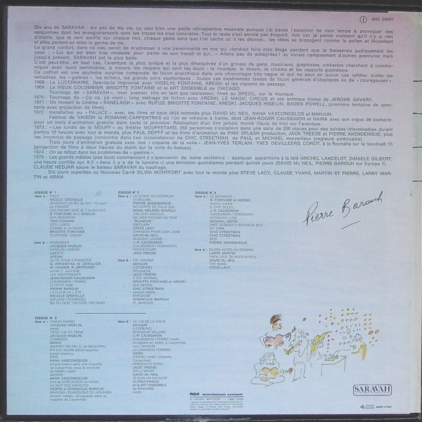 Various - 10 Ans De Saravah | Saravah (SHC 50001) - 2