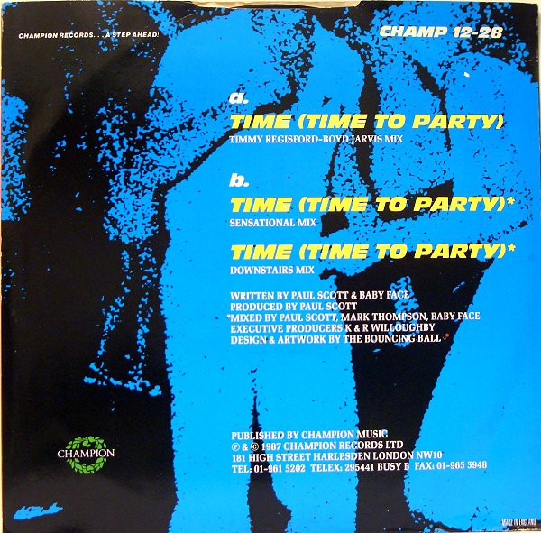 Gary Little - Time (Time To Party) | Champion (CHAMP 12-28) - 2