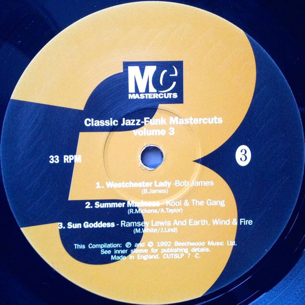 Various - Classic Jazz-Funk Mastercuts Volume 3 | Mastercuts (CUTSLP 7) - 7