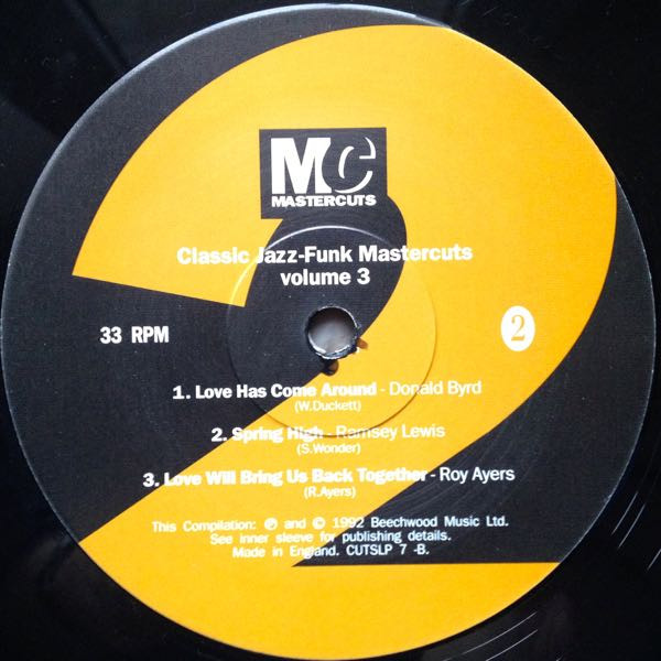 Various - Classic Jazz-Funk Mastercuts Volume 3 | Mastercuts (CUTSLP 7) - 6