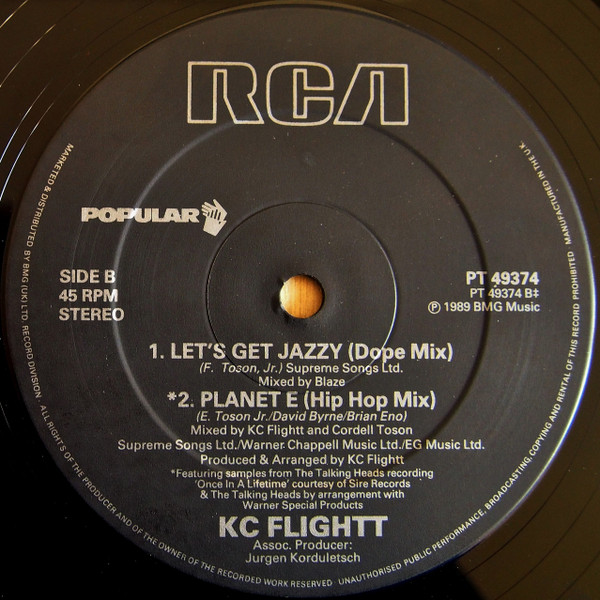 KC Flightt - Planet E (Remix) | RCA (PT 49374) - 4