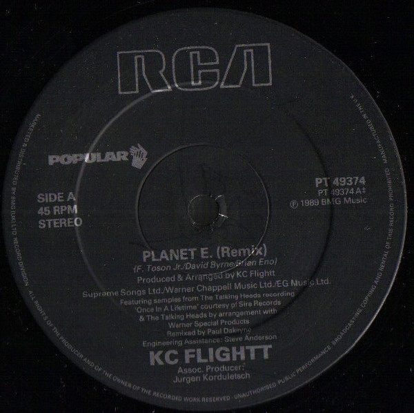 KC Flightt - Planet E (Remix) | RCA (PT 49374) - 3