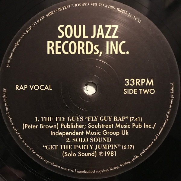 Various - Big Apple Rappin' Vol. 2 | Soul Jazz Records (SJR LP125 VOL2) - 4 Various - Big Apple Rappin' Vol. 2 | Soul Jazz Records (SJR LP125 VOL2) - 4