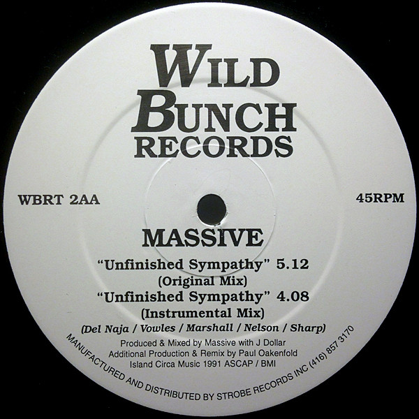 Massive Attack - Unfinished Sympathy | Wild Bunch Records (WBRT 2) - 2