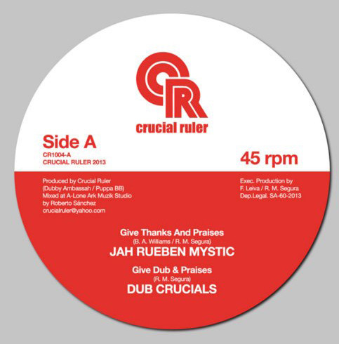 Jah Rueben Mystic , Solo Banton - Give Thanks And Praises / Ghetto Yute Stand Firm | Crucial Ruler (CR1004) - 3 Jah Rueben Mystic , Solo Banton - Give Thanks And Praises / Ghetto Yute Stand Firm | Crucial Ruler (CR1004) - 3
