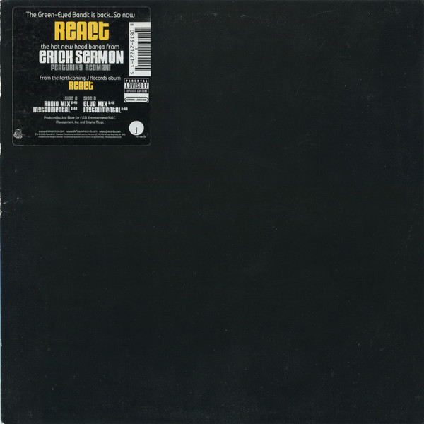 Erick Sermon Featuring Redman - React | J Records (80813-21221-1) Erick Sermon Featuring Redman - React | J Records (80813-21221-1)