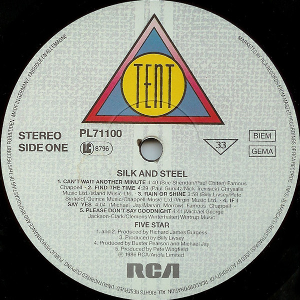 Five Star - Silk & Steel | Tent (PL 71100) - 3