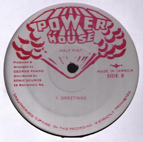 Half Pint - Greetings | Power House ()