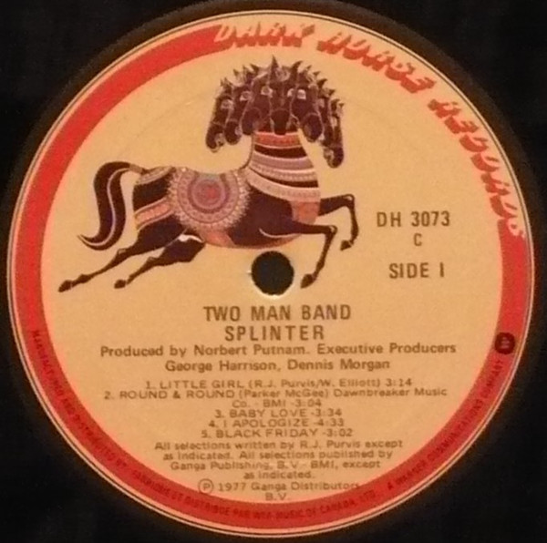 Splinter - Two Man Band | Dark Horse Records (DH 3073) - 3 Splinter - Two Man Band | Dark Horse Records (DH 3073) - 3