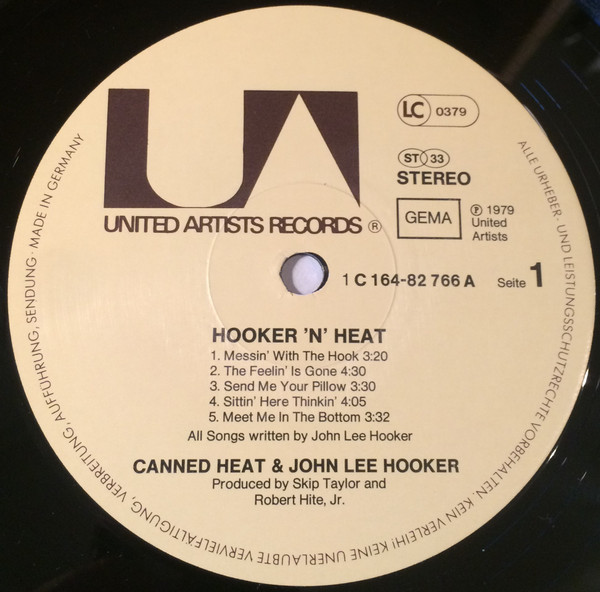 Canned Heat & John Lee Hooker - Hooker 'N' Heat | United Artists Records (1 C 164-82 766/67) - 4