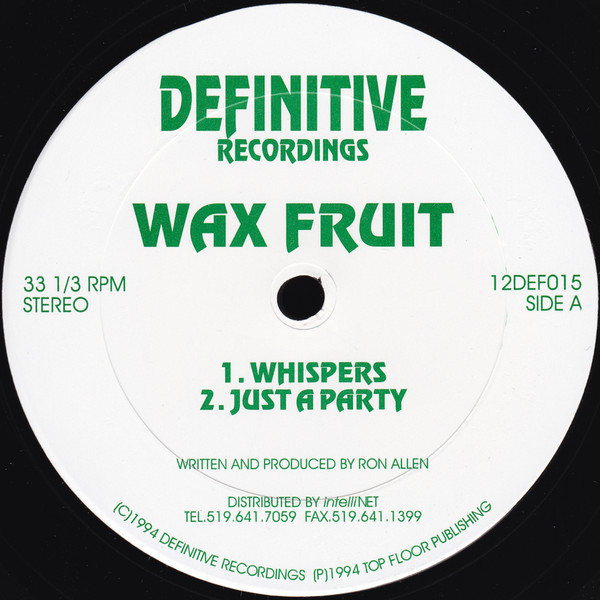 Wax Fruit - Whispers | Definitive Recordings (12DEF015)