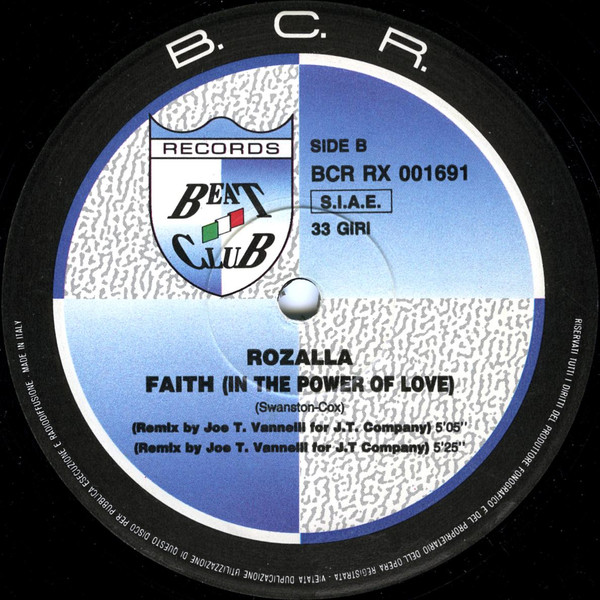 Rozalla - Faith (In The Power Of Love) (Remixes) | Beat Club Records (BCR RX 001691) - 3 Rozalla - Faith (In The Power Of Love) (Remixes) | Beat Club Records (BCR RX 001691) - 3