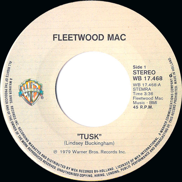 Fleetwood Mac - Tusk | Warner Bros. Records (WB 17.468) - 3