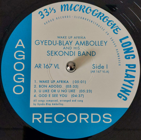 Gyedu Blay Ambolley And His Sekondi Highlife Band - Wake Up Afrika | Agogo Records (AR 167 VL) - 3