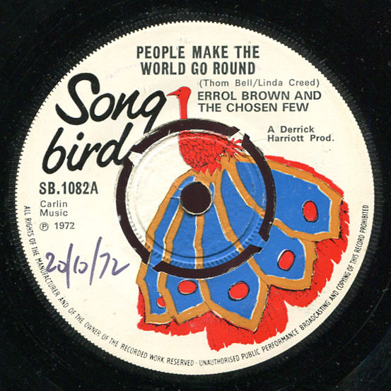 Errol Brown And The Chosen Few - People Make The World Go Round | Song Bird (SB.1082) - main