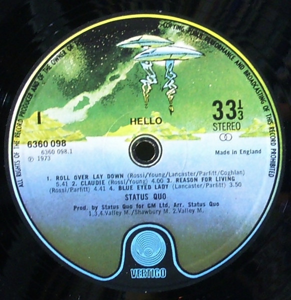 Status Quo - Hello! | Vertigo (6360 098) - 3 Status Quo - Hello! | Vertigo (6360 098) - 3