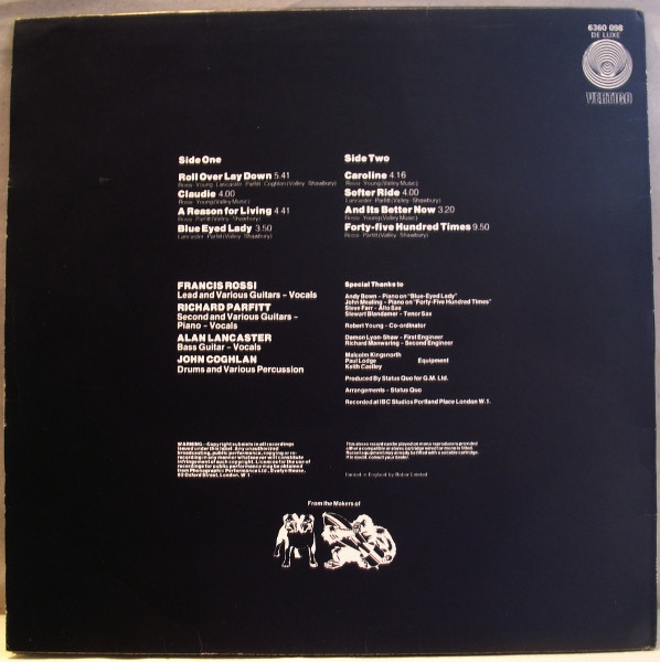 Status Quo - Hello! | Vertigo (6360 098) - 2 Status Quo - Hello! | Vertigo (6360 098) - 2