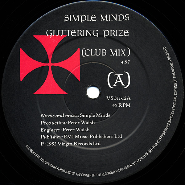 Simple Minds - Glittering Prize | Virgin (VS 511-12) - 3