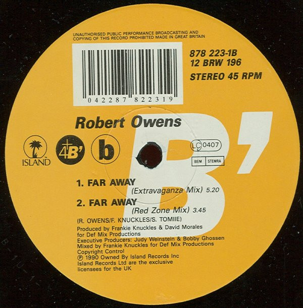 Robert Owens - Happy / Far Away | 4th & Broadway (12 BRW 196) - 4