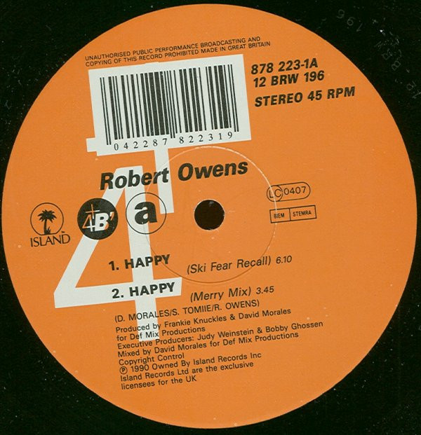 Robert Owens - Happy / Far Away | 4th & Broadway (12 BRW 196) - 3
