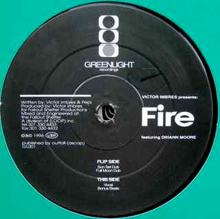 Victor Imbres Featuring Dihann Moore - Fire | Greenlight Recordings (GL001) - main