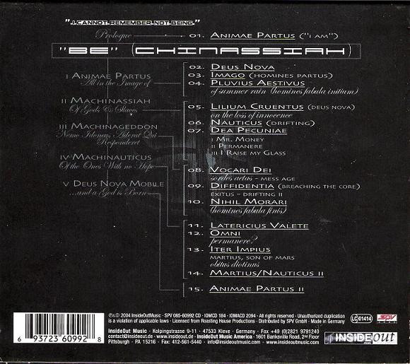 Pain Of Salvation - Be | Inside Out Music (IOMCD 184) - 2