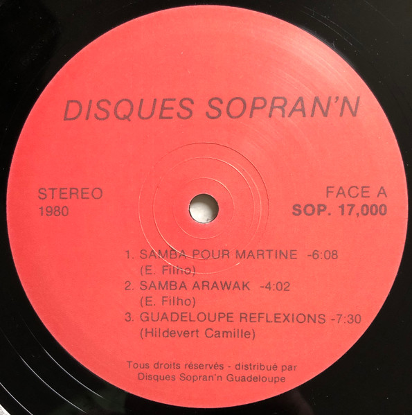 Guadeloupe Reflexions - Un Jeudi A L'Arawak | Disques Sopran'n (SOP. 17.000) - 3