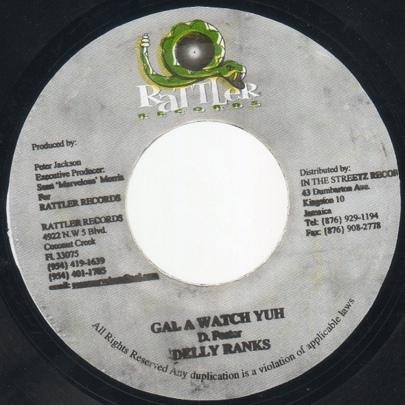 Delly Ranks / Harry Toddler - Gal A Watch You / Pretender | Rattler Records (none) - main