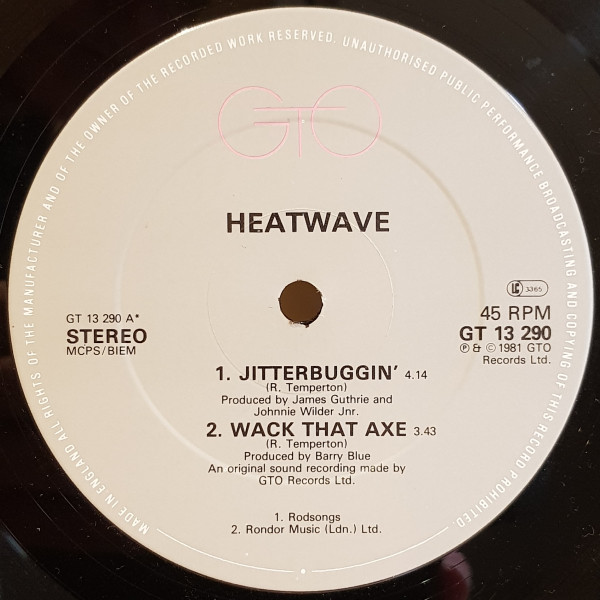 Heatwave - Jitterbuggin' | GTO (GT 13 290)