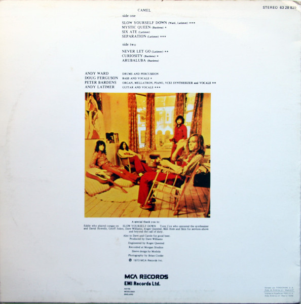 Camel - Camel | MCA Records (63 28 839) - 2 Camel - Camel | MCA Records (63 28 839) - 2